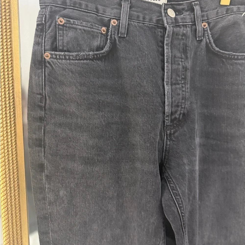 Agolde Riley Crop button down jeans